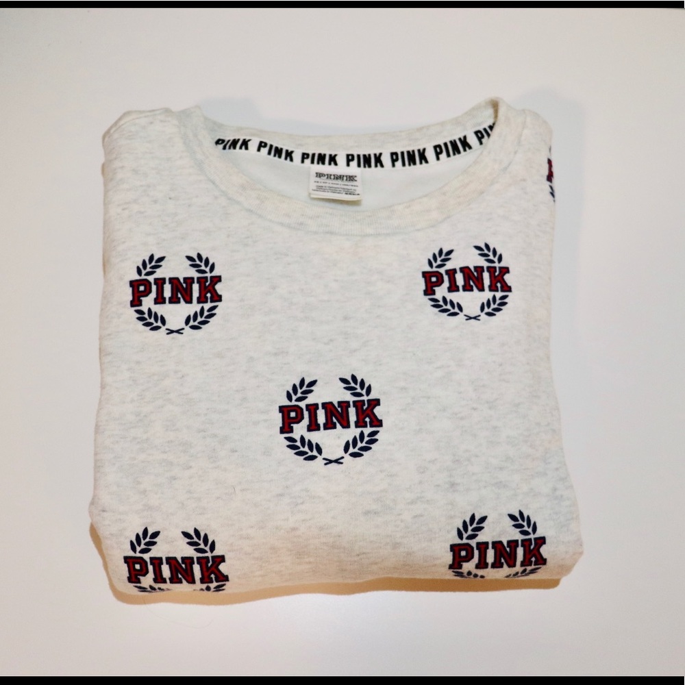 PINK MONOGRAM SWEATSHIRT